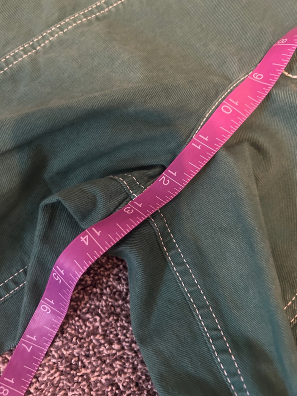 Maeve Wide leg green pants sz 32 - Picture 8 of 9